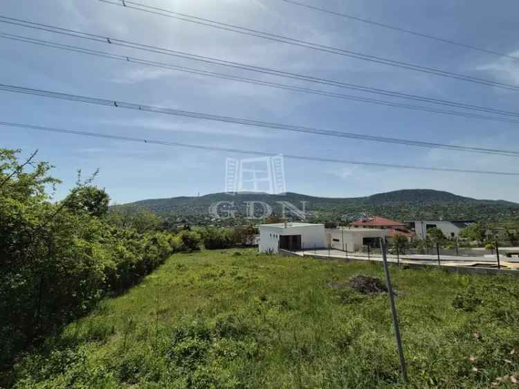 Aranyhegyi építési telek eladó - pazar panoráma