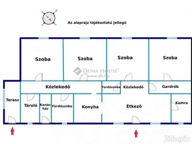 Domaszéki családi ház eladó nagy telekkel és melléképületekkel