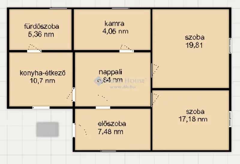 75 nm-es ház Lenti közelében 1500 nm-es telken