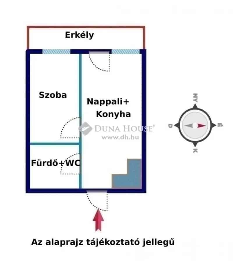 36 nm-es Újszerű Lakás eladó Árpád híd közelében