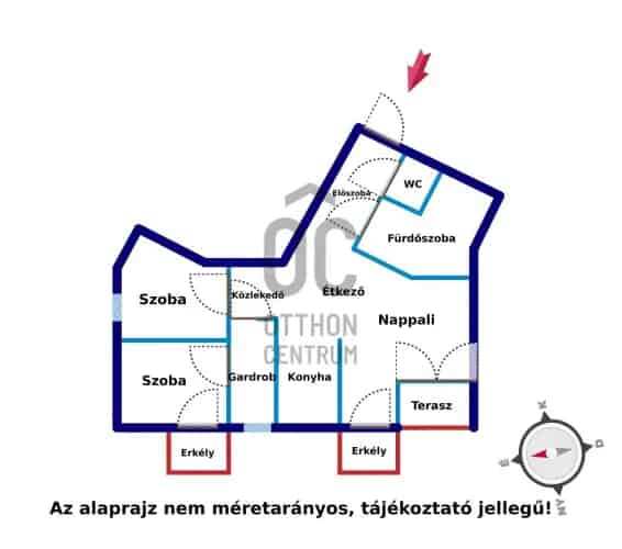 Solymár eladó lakás 80 nm 2 szoba erkély