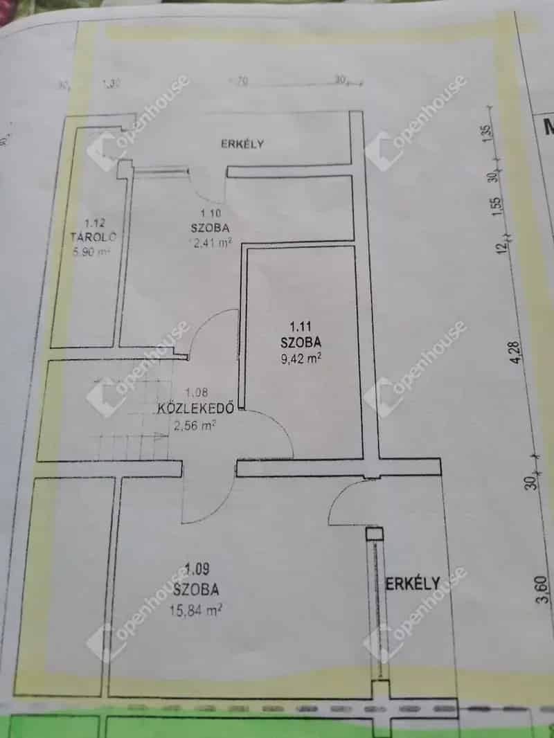 Békéscsaba családi házrész eladó 102 nm 742 nm telekkel