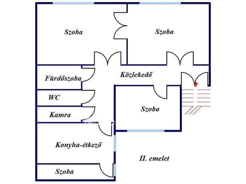 Szegedi 281 nm-es Háromszintes Ház Eladó a TIK Közelében