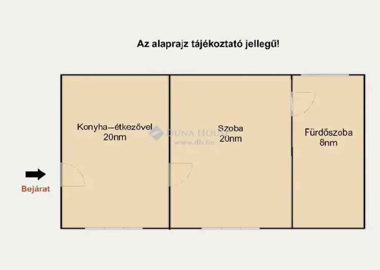 48 nm-es Belvárosi Lakás Eladó - Első Lakás Egyetemistáknak Befektetőknek