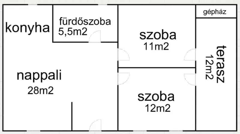 55m2-es Felujitott Hazresz Debrecen Ovarosaban Kerttel Terasszal