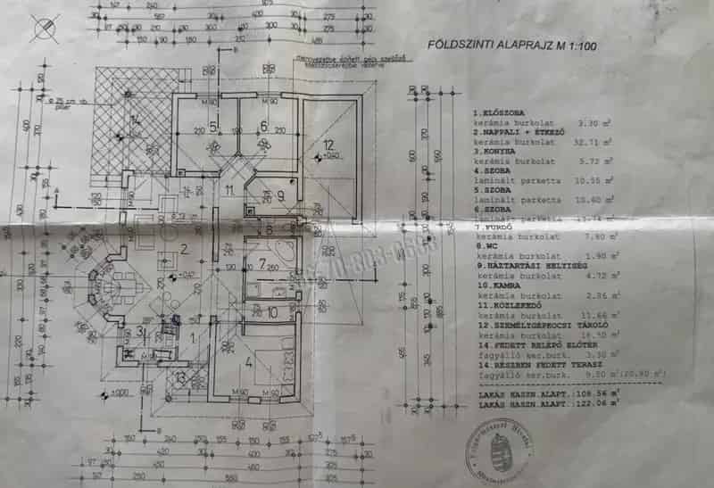 122 m2-es családi ház eladó Mosonújhelyen