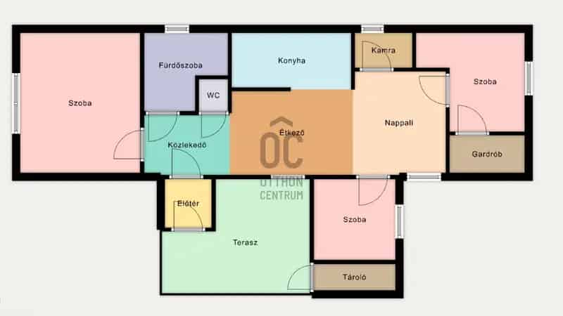100 m² családi ház vidéken eladó - Csendes környezet, tágas telek