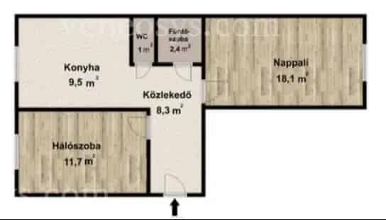 2 szobás lakás kiadó Miskolcon Középszer utcában