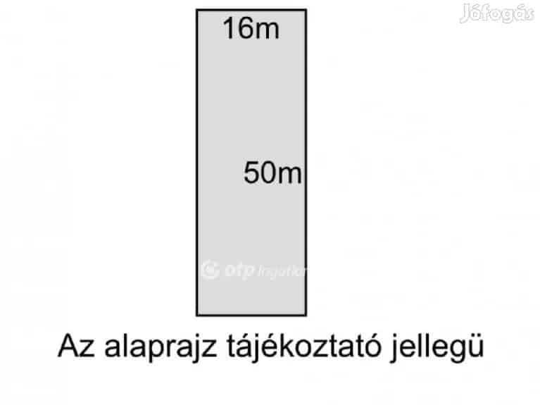 Eladó telek Tiszadada - 800 nm, felújítandó épülettel