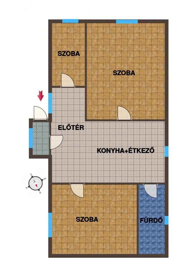 Természetközeli otthon Kemenespálfán eladó - Patak Erdő Hatalmas Telek