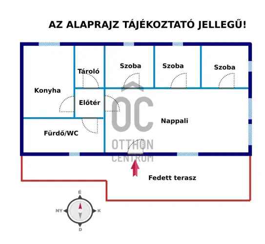 Eladó nyaraló Velencén tó közelében 44m2 terasszal