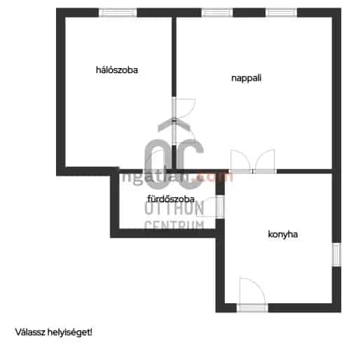 Budapest V. kerületi eladó lakás Bazilikánál - 2 szobás