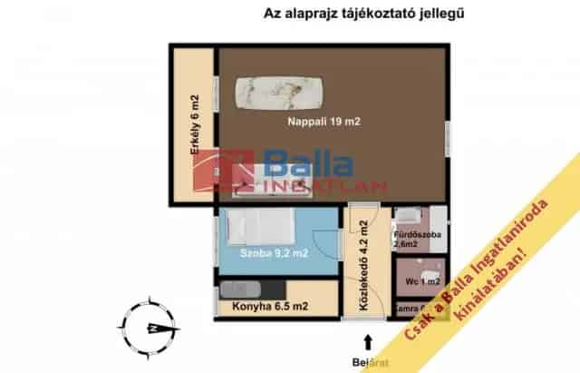 XVI Kerulet Rakoszentmihaly 46nm-es 1 1 Ffelszobas Foldszinti Tegla Lakas Elado