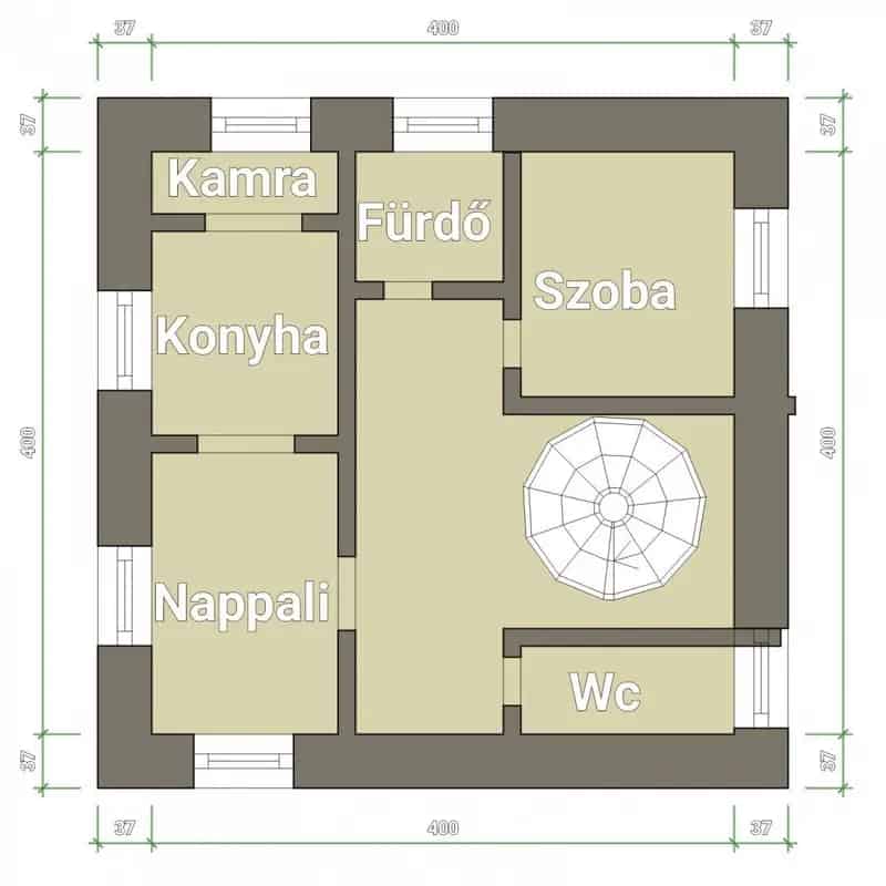 Józsa Központjában Eladó Kétszintes Családi Ház