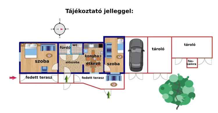 Bicske Sváb Parasztház Eladó - Felújított - Állomás Közel