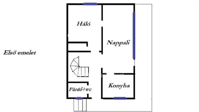 Solymár - 150m2-es 3 szintes ház nagy kerttel