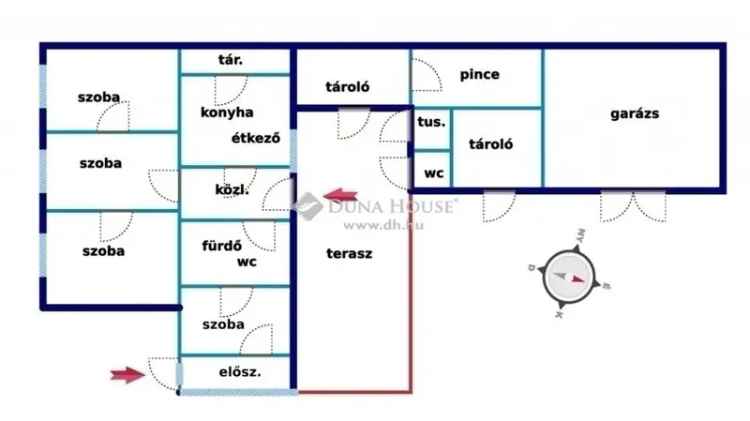 Kecskeméti családi ház eladó 130 nm 4 szoba gázcirkó