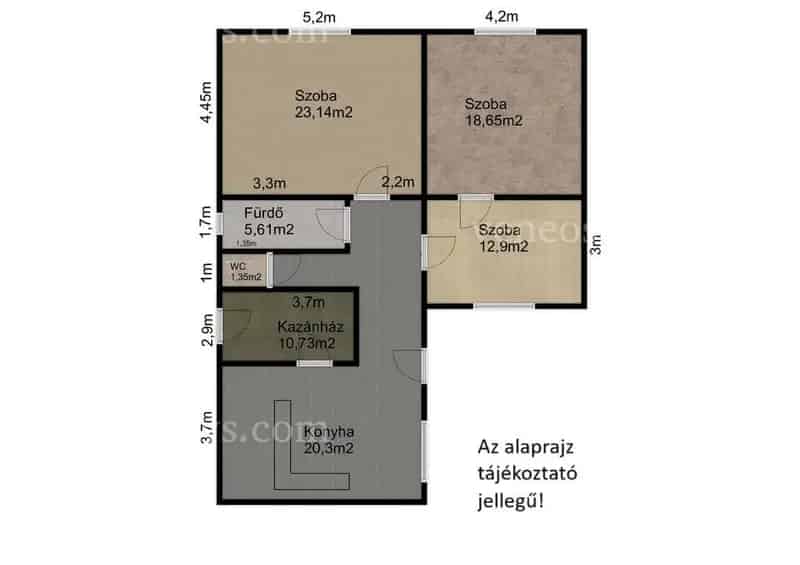 Gyulai családi ház eladó 95nm 3 szoba