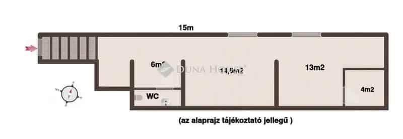 Belvarosi 52 nm-es uzlet elado a Savaria teren
