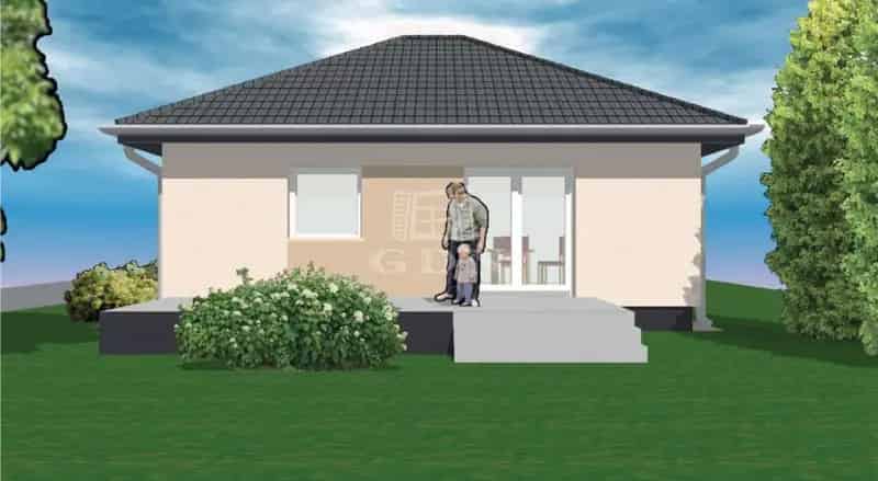 Gombán új építésű családi ház eladó 93 m2