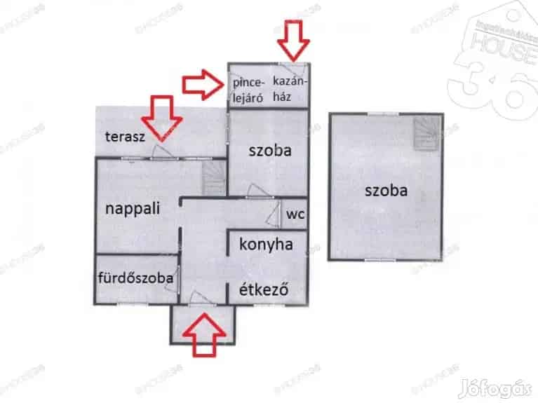 Kecskemét Szabó Sándor lakótelep Ház Eladó 68nm 2szoba