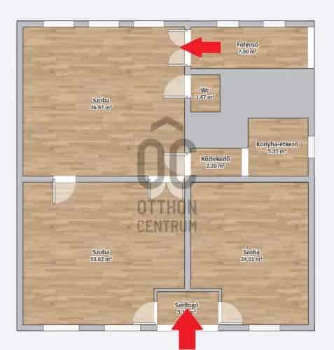 Nagykanizsa Belváros 102m2 3 Szobás Lakás Eladó