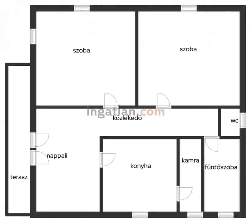 85m2-es felujitott csaldi haz 4400m2 telken napelemekkel