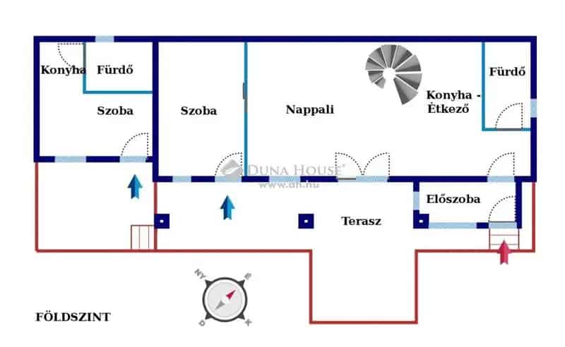 Panorámás családi ház Máriaremetén - 4 hálószoba, 3 fürdő, nagy kert