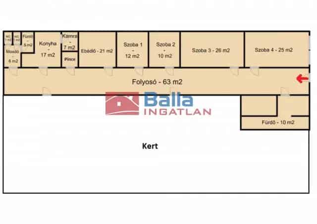 Verőce családi ház eladó 206nm 5 szoba nagy telek