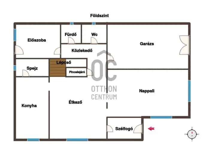 Rábapordány 174nm-es családi ház eladó