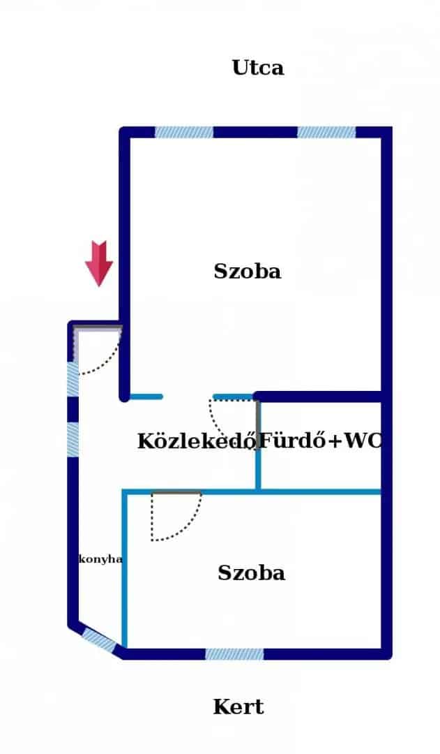 Két ingatlan egyben XV keruletben Rakospalota kertvarosi reszen
