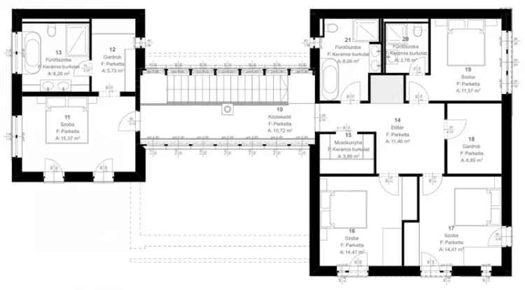 268 m² -es modern családi ház a Budai-hegynél panorámás kilátással