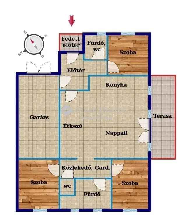 Debrecen Kerekestelep 111nm-es 3 szobás családi ház eladó