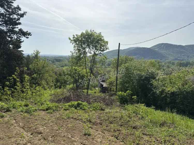Nagymaros Panorámás Telek Eladó Mobilház Építésére