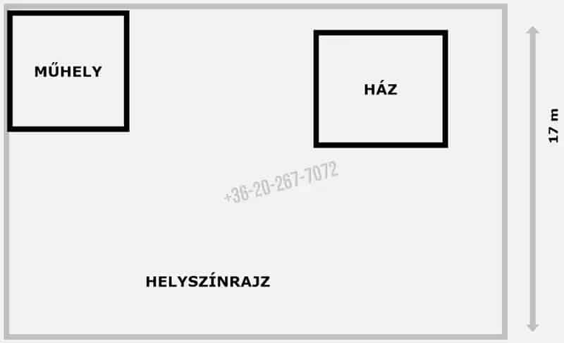 Gyáli Telek Eladó 740m2-es Telek Házzal és Műhellyel