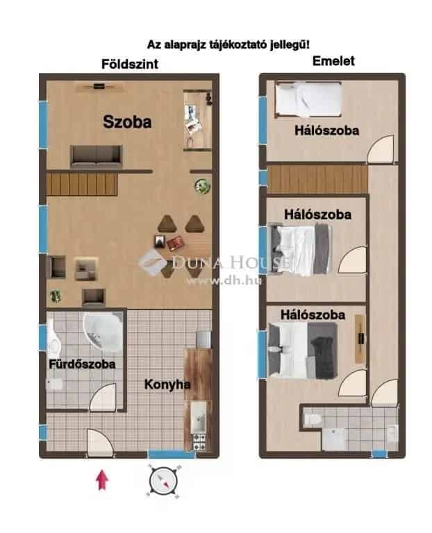 Wekerletelep 5 szobás ikerházfél garázzsal és kerttel