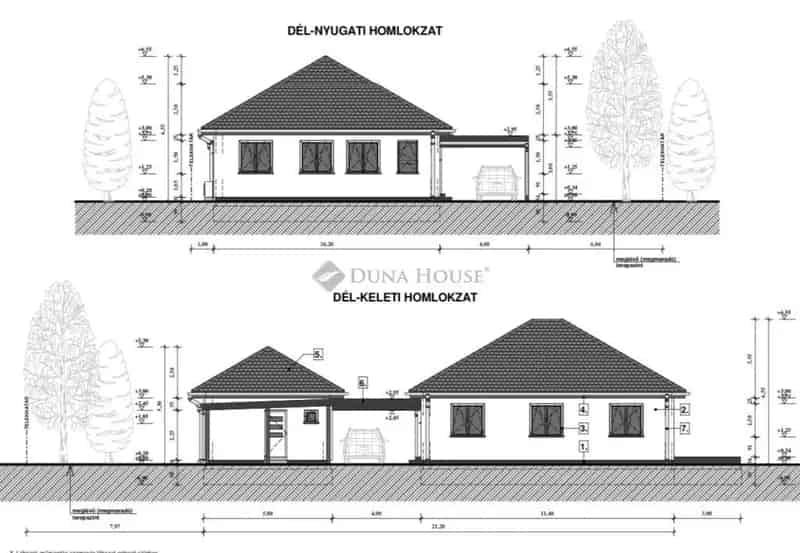 Újépítésű 3 szobás ház eladó 717 nm-es telken