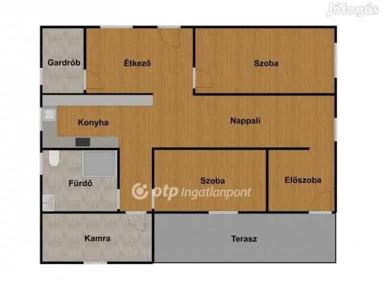 60 nm-es Felújított Ház Debrecenben 2908 nm-es Telken