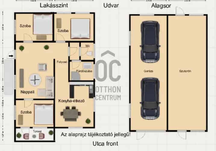 Balatonalmádi családi ház eladó 4 szoba terasszal