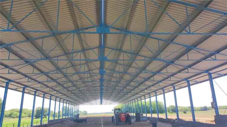 20x40m Acélcsarnok Eladó Rácsos Tartószerkezettel