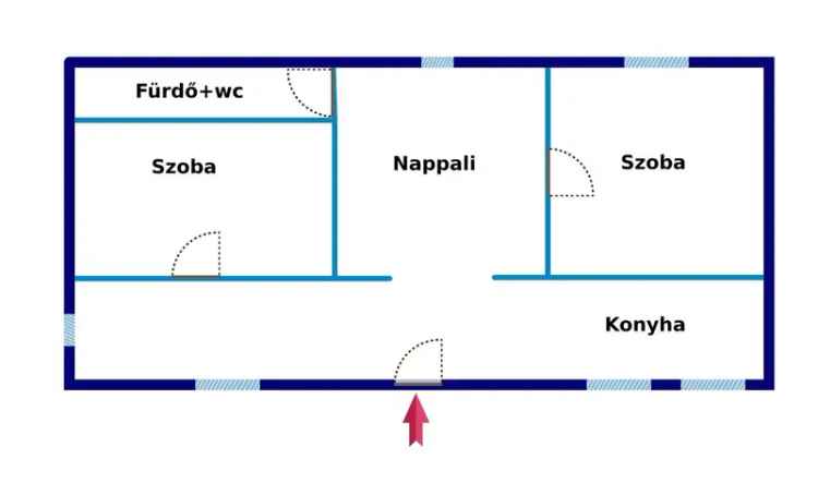 Eladó ház Előszálláson - 65 m² családi otthon 1288 m² telekkel