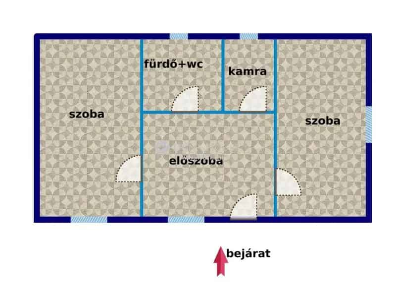 Gércei ház eladó 748nm telekkel - befektetésre vagy új építésre