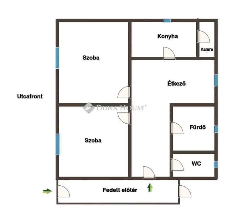 Eladó Kádár-kocka családi ház 824m2-es telken