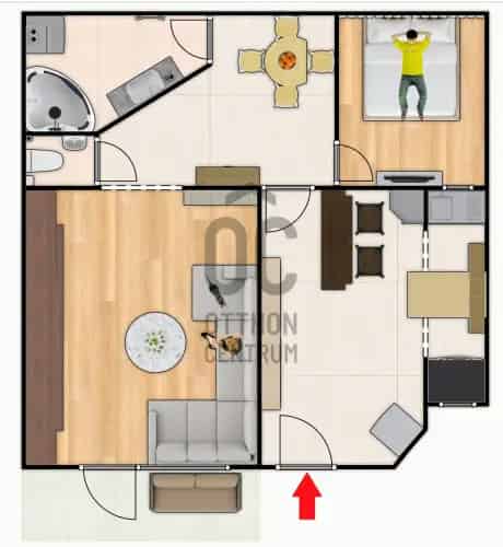Eladó ikerház Zuglóban Alsórákoson 64nm 2 szoba kerttel