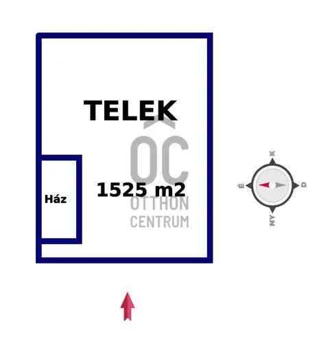 Ófehértói építési telek eladó - 1525 nm