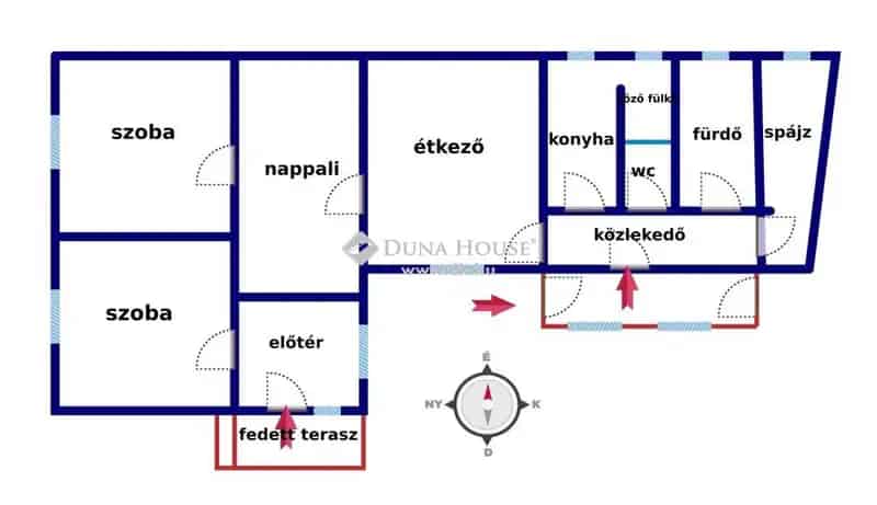 Nagyhalász 96 nm-es családi ház eladó garázzsal