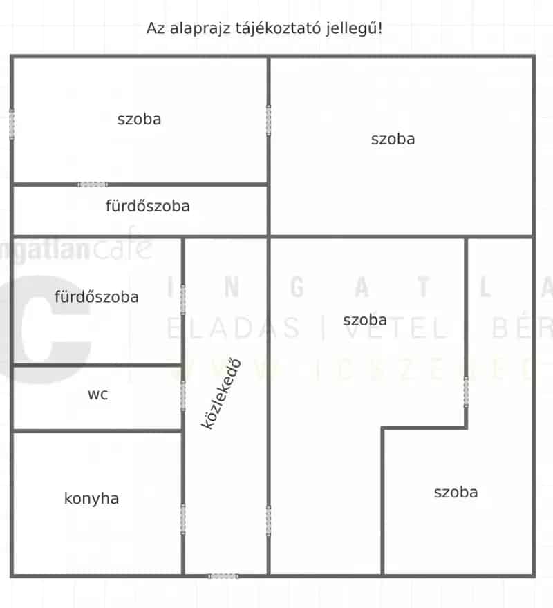 Szegedi 110m2-es 4 szobás családi ház eladó