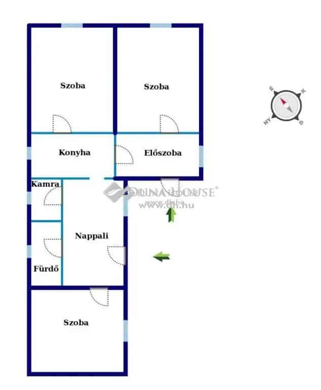 100m2-es családi ház Ácsteszéren felújítandó