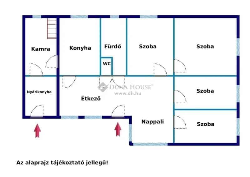 Tiszakécske központi részén eladó családi ház 940m2-es telekkel