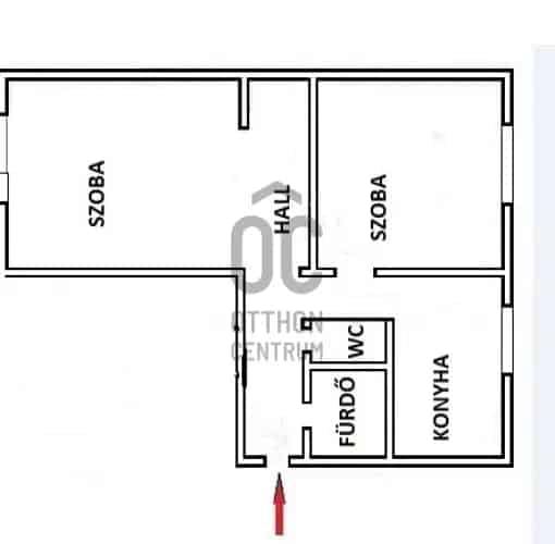 Győri eladó panel lakás Adyvárosban 53 nm 2 szoba